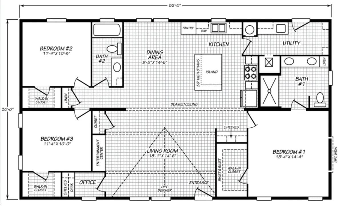 The Elevation floor plan